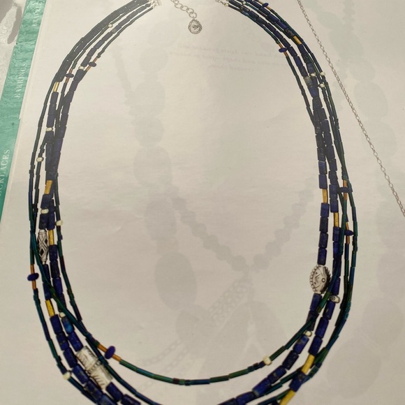 Silpada “ Into the Blue”  Multi-Strand Necklace
18-20 inch adjustable N3252 - Picture 5 of 7